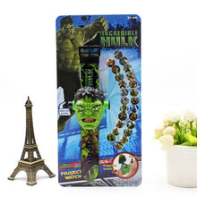 Load image into Gallery viewer, 3D Projection Princess Elsa Children Watches Kids Cartoon Pattern Spiderman Iron Boys Watch Child Digital Wristwatches Relogio