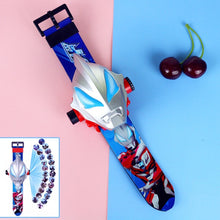 Load image into Gallery viewer, 3D Projection Princess Elsa Children Watches Kids Cartoon Pattern Spiderman Iron Boys Watch Child Digital Wristwatches Relogio
